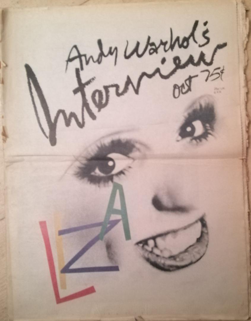 VARIOUS AUTHORS - Andy Warhol's Interview. Oktober 1975  Liza Minelli
