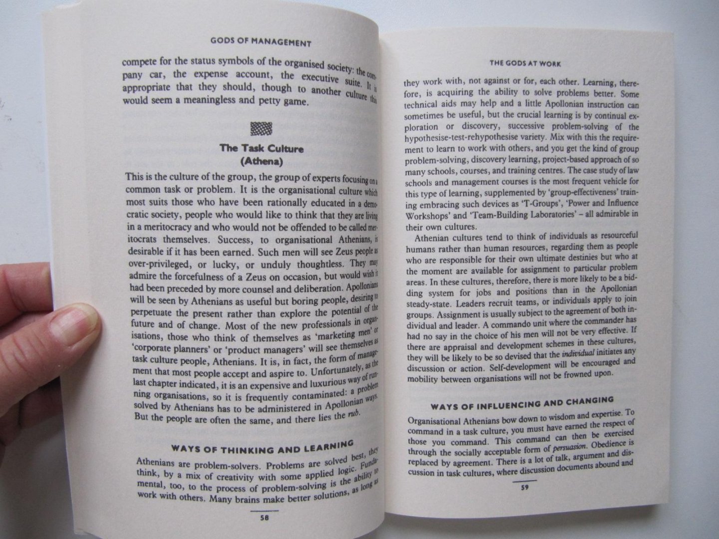 Handy, Charles - Gods of Management - the changing work of organisations