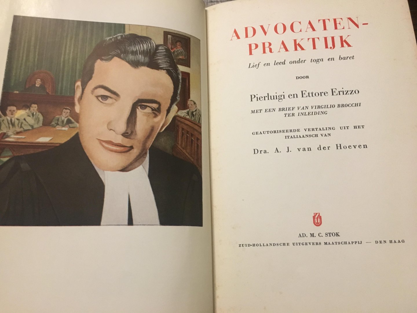 Pierluigi en ettore erizzo - Advocaten-praktijk, lief en leed onder toga en baret