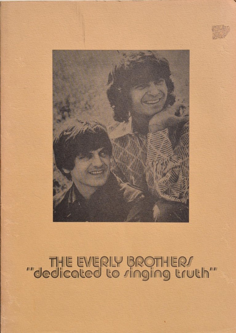 Everly Brothers - Songbook - Dedicated to singing Truth
