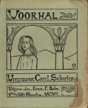 SCHARTEN, Carel - Voor-hal. (Poëzie). (Met handgeschreven opdracht).