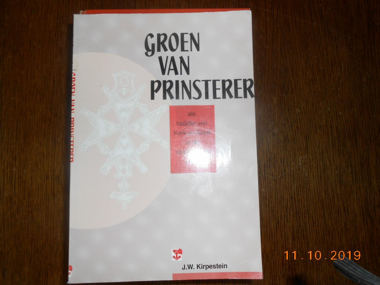 Kirpestein J W - Groen van prinsterer diss. / druk 1