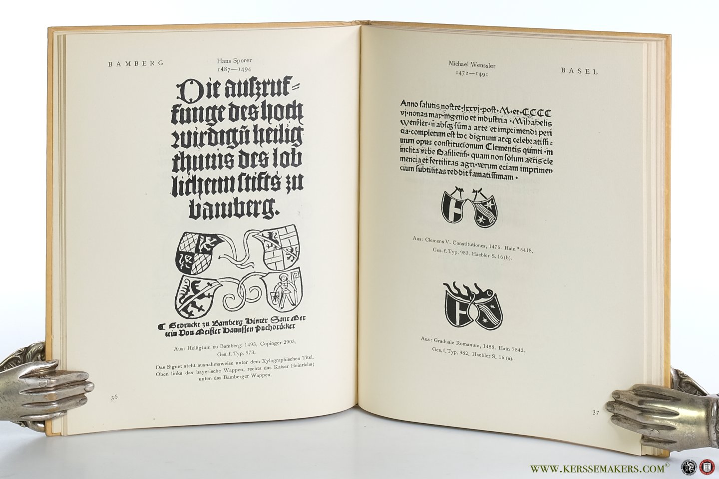 Weil, Ernst. - Die Deutschen Druckerzeichen des XV. Jahrhunderts.
