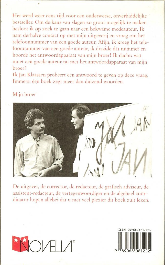 Finkers Herman - Ik Jan Klaassen  ...  de verbiddelijkste teksten uit zijn theaterprogramma's