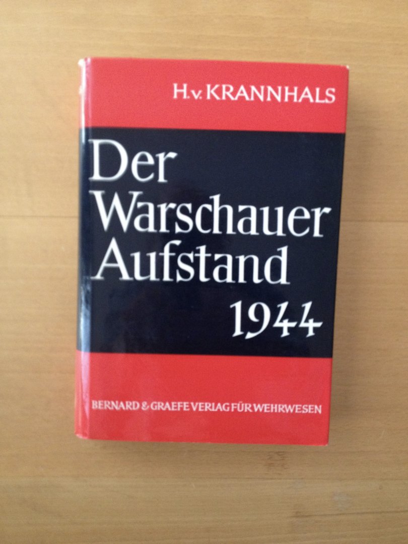 Krannhals,H.v. - Der Warschauaer Aufstand 1944