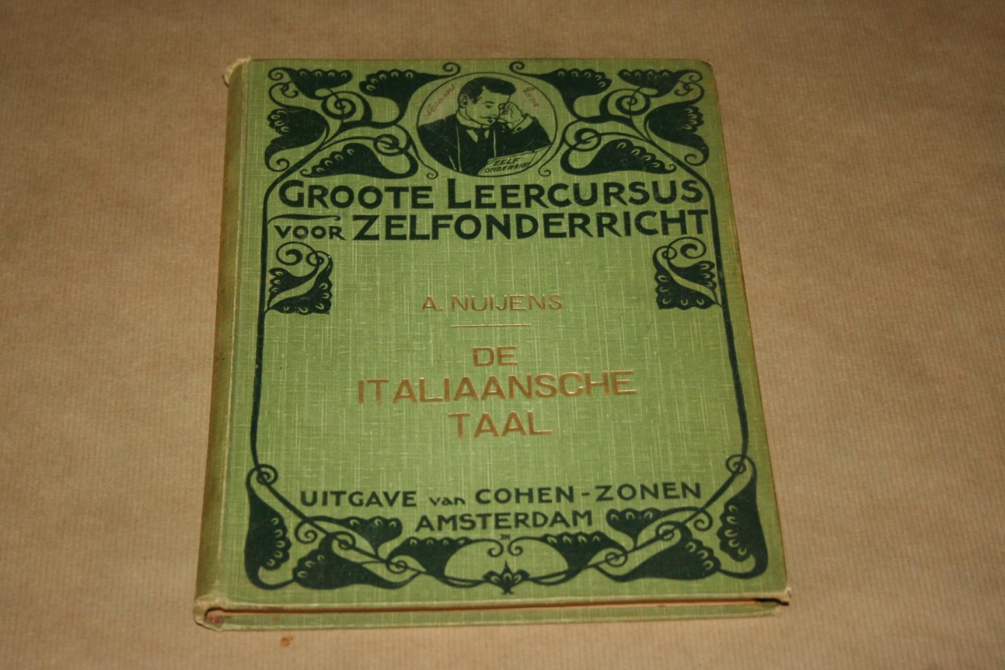 A. Nuijens - Groote Leercursus voor zelfonderricht --  De Italiaansche Taal
