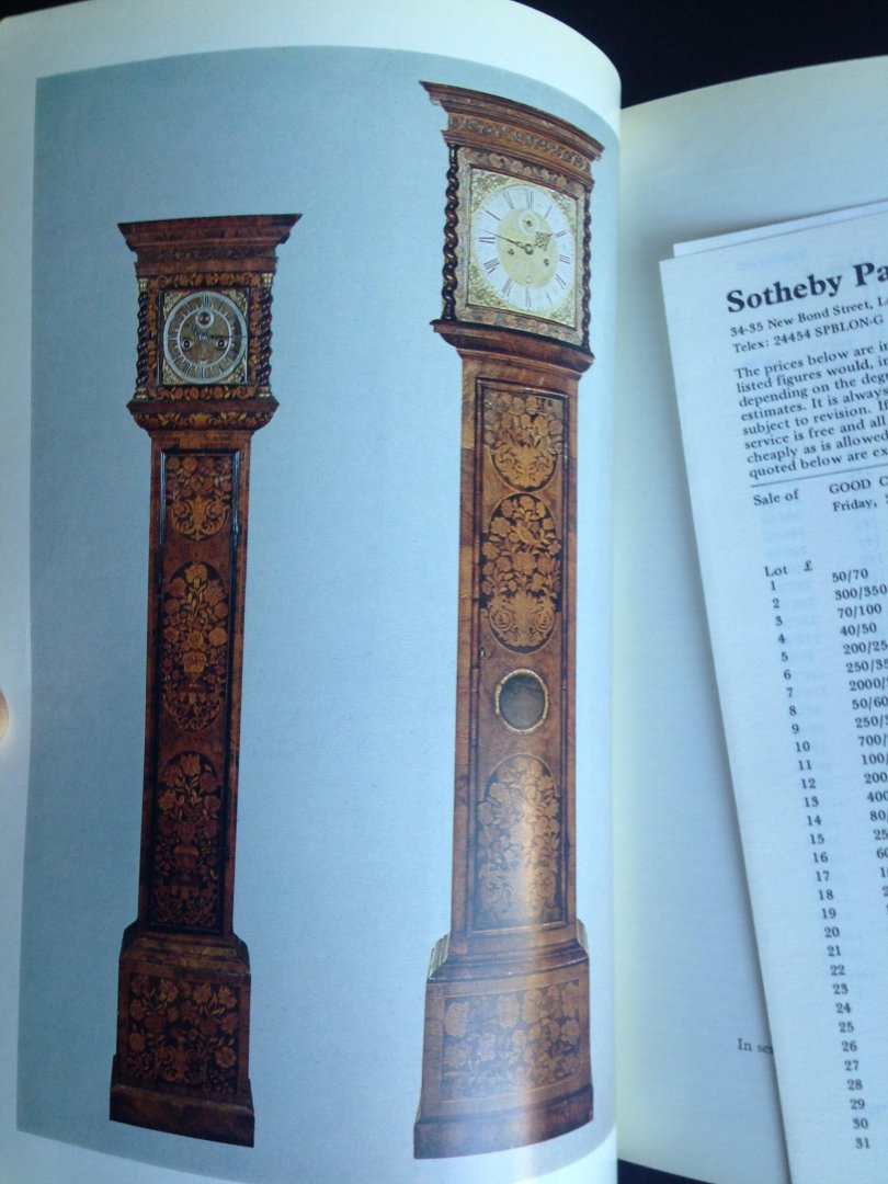 Catalogue Sotheby - Good Clocks, Scientific Instruments and Watches
