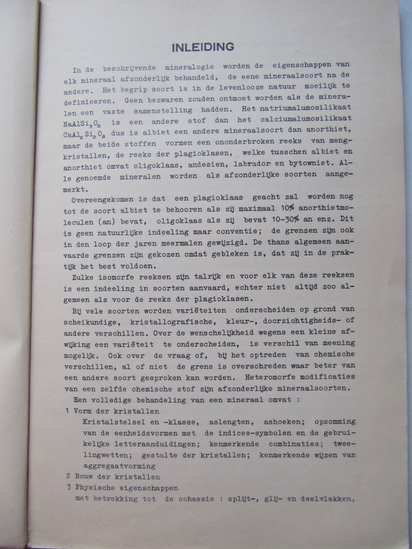 Redactie - Delfstofkunde Eerste + Tweede deel
