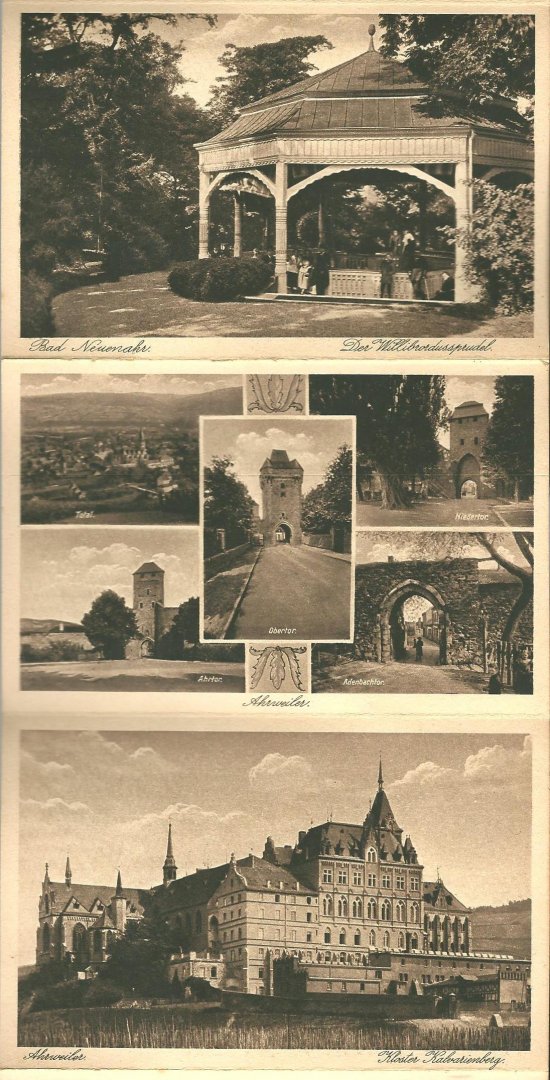 Anoniem - Oud souvenir album: Das Romantische Ahrtal : 16 Ansichten der malerischen Ahr in Kupfertiefdruck : mit geschichtlichen und landschaftligen Erklärungen