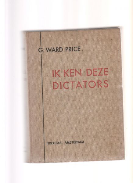 Price,G.Ward - Ik ken deze dictators