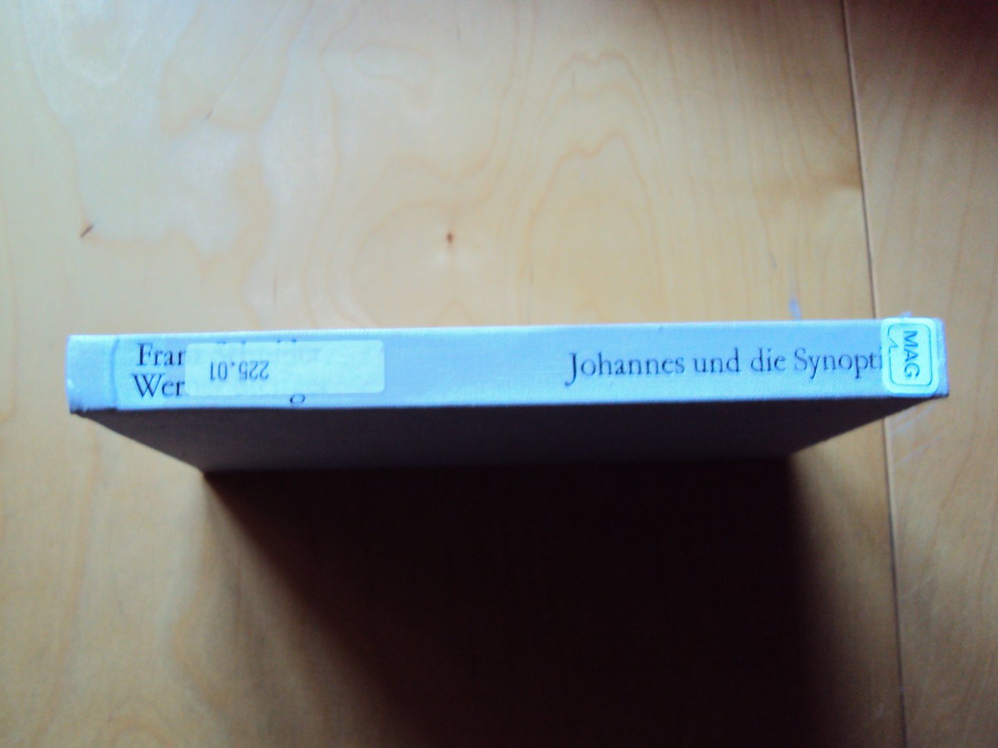 Schnider, Franz & Werner Stenger - Johannes und die Synoptiker. Vergleich ihrer Parallelen (Biblische Handbibliothek Band IX)