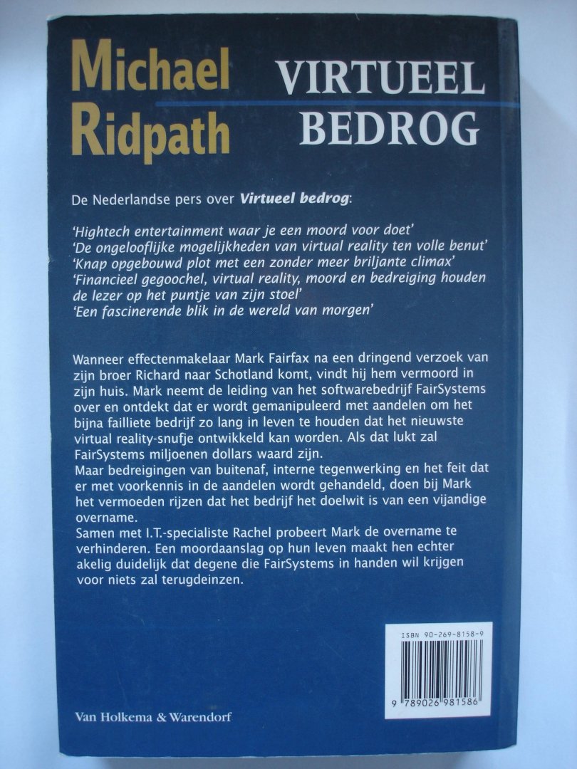Ridpath - Virtueel bedrog / druk Herdruk
