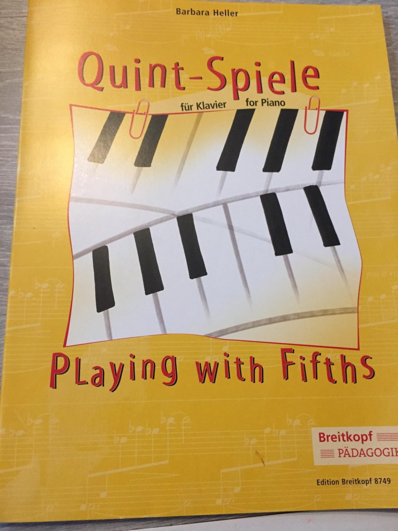 Barbara heller - Bladmuziek; Quint Spiele ,Playing with fifths