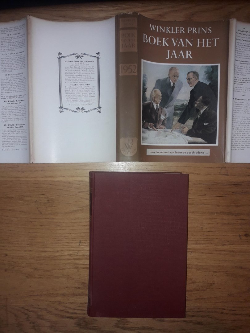 Winkler Prins redacties - Winkler Prins Boek van het jaar 1952 , al wat zich heeft voorgedaan in 1951, encyclopedisch geordend en tot een document van levende geschiedenis gerangschikt
