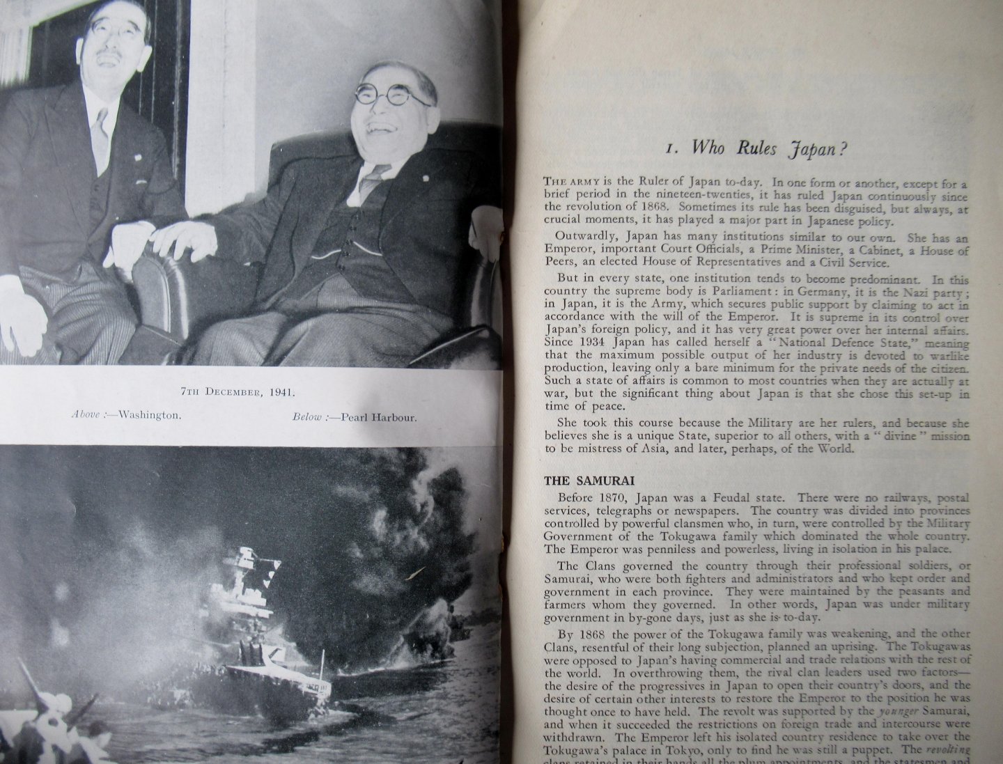  - The enemy Japan. Twelve talks edited with notes for discussion group leaders