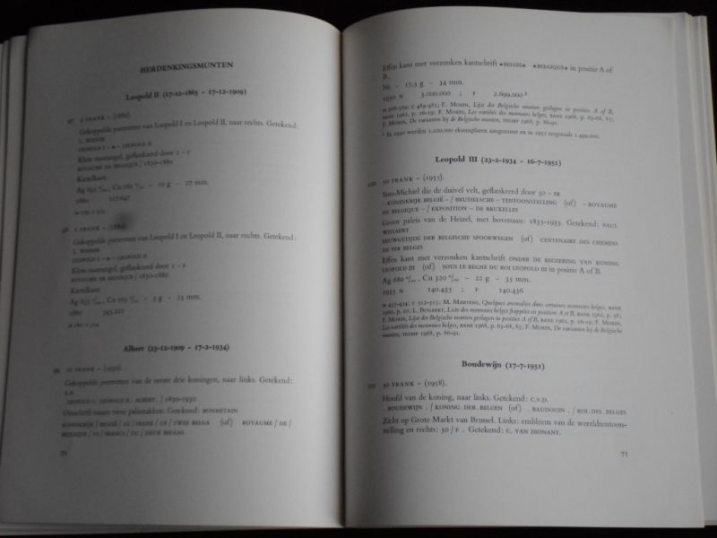 Keymeulen,  A.van & I.Suetens - Munten & Eretekens van het Koninkrijk Belgie, 1831-1876