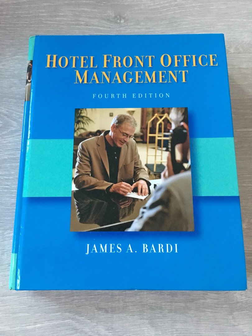 Bardi, James A. - Hotel Front Office Management