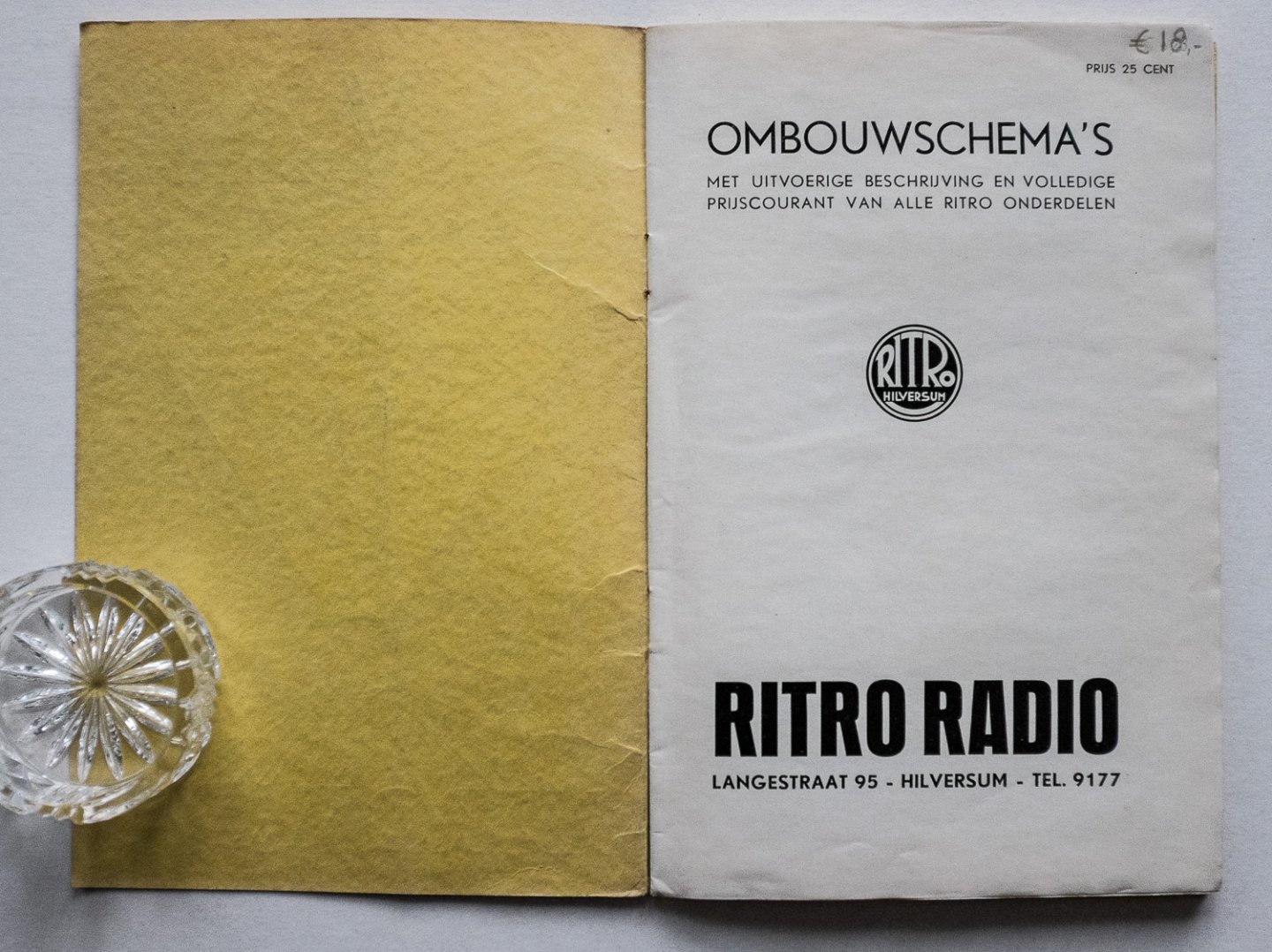  - Ritro Radio - Ombouwschema's met uitvoerige beschrijving en volledige prijscourant van alle Ritro onderdelen