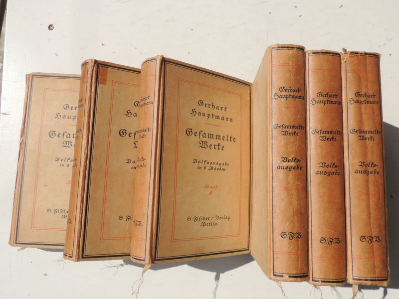 Hauptmann, G. - Gerhard Hauptmann Gesammelte Werke. Volksausgabe in sechs Bänden