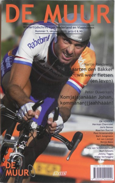 Jungmann Bart, Smeets Mart, Wagendorp Bert - De Muur Wielertijdschrift Nummer 5 oktober 2003