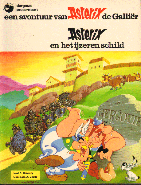 Gosginny, R. en A. Uderzo - Asterix en het IJzeren Schild, een avontuur van Asterix de Galliër, softcover, goede staat