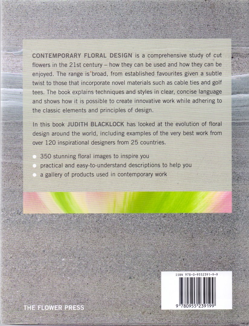 Blacklock, Judith (ds1280A) - Contemporary Floral Design