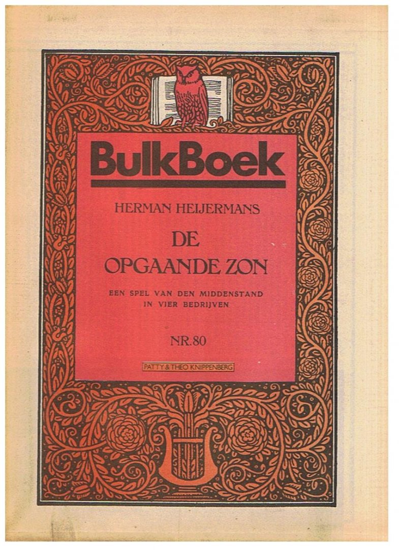 Heijermans, Herman - De opgaande zon - Bulkboek - nr. 80