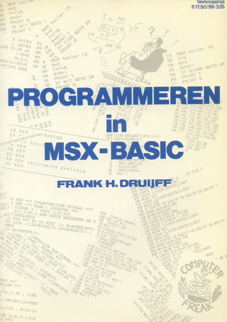 Druijff, Frank H. - Programmeren in MSX-BASIC