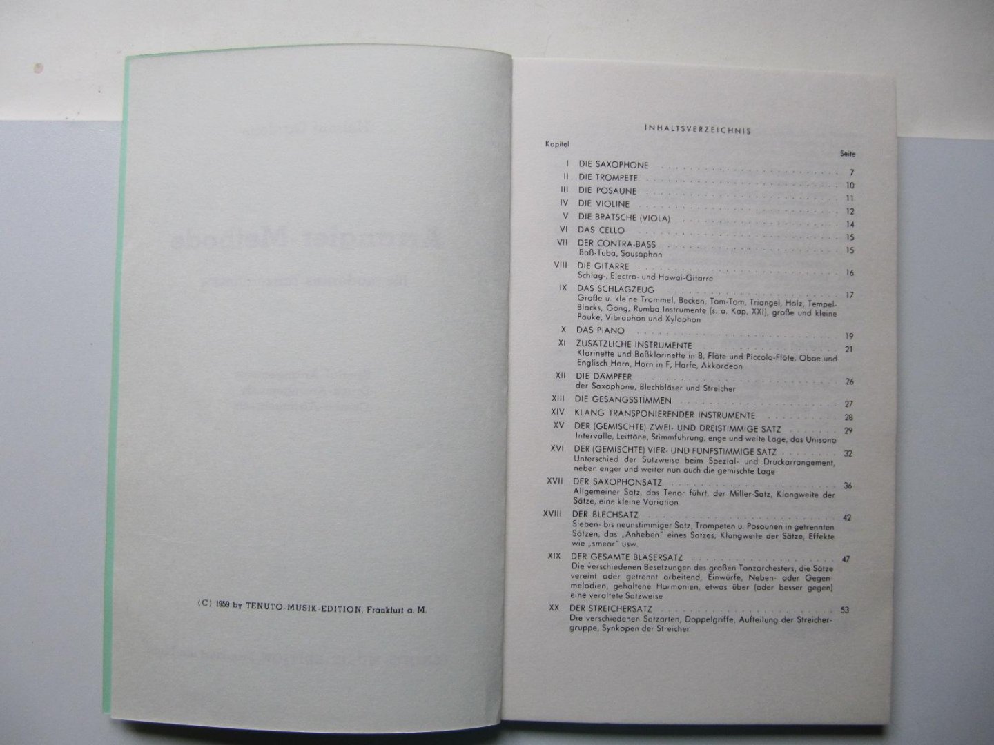 Helmut Gardens - Arrangier Methode fur modernes Tanzorchester