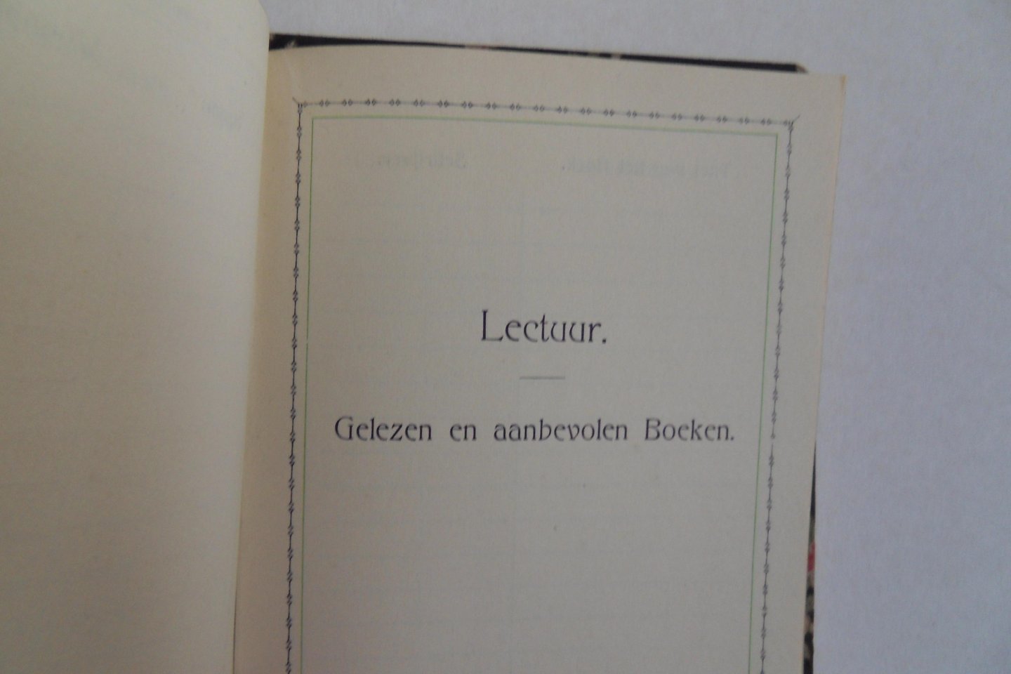 N.N. - Dingen om aan te denken.