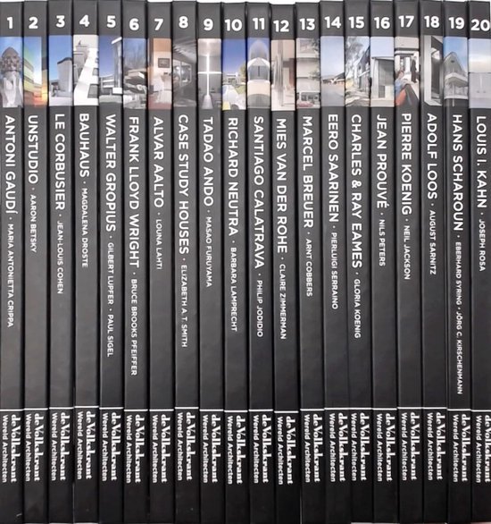 Tashen - Wereld Architecten Taschen / De Volkskrant (20 delen)