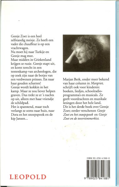 Berk, Marjan .. met tekeningen van Thea Ross & Foto auteur Paul Huf - Geesje Zoet .. en de verdwenen prinses