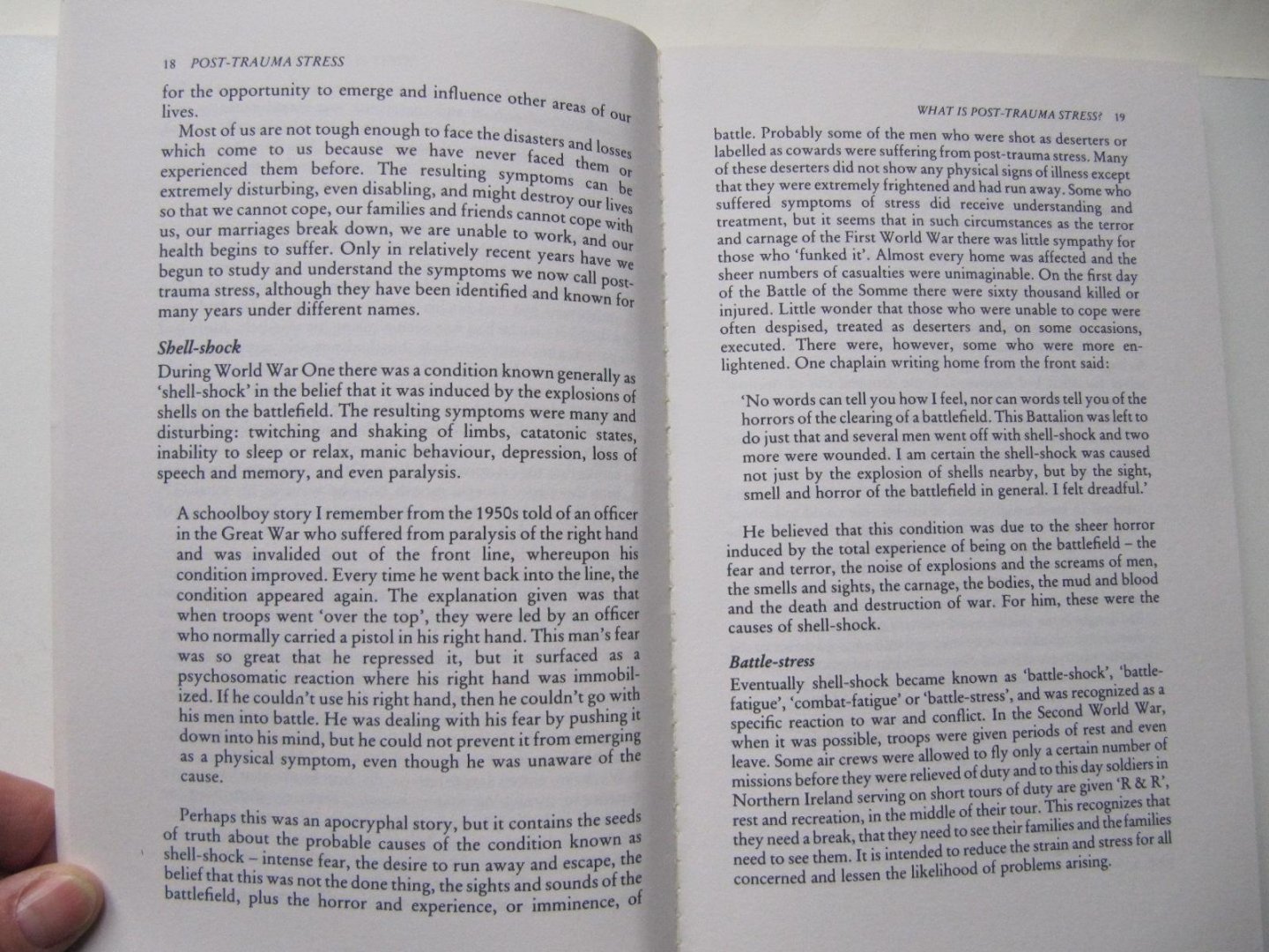 Frank Parkinson - Post-Trauma Stress