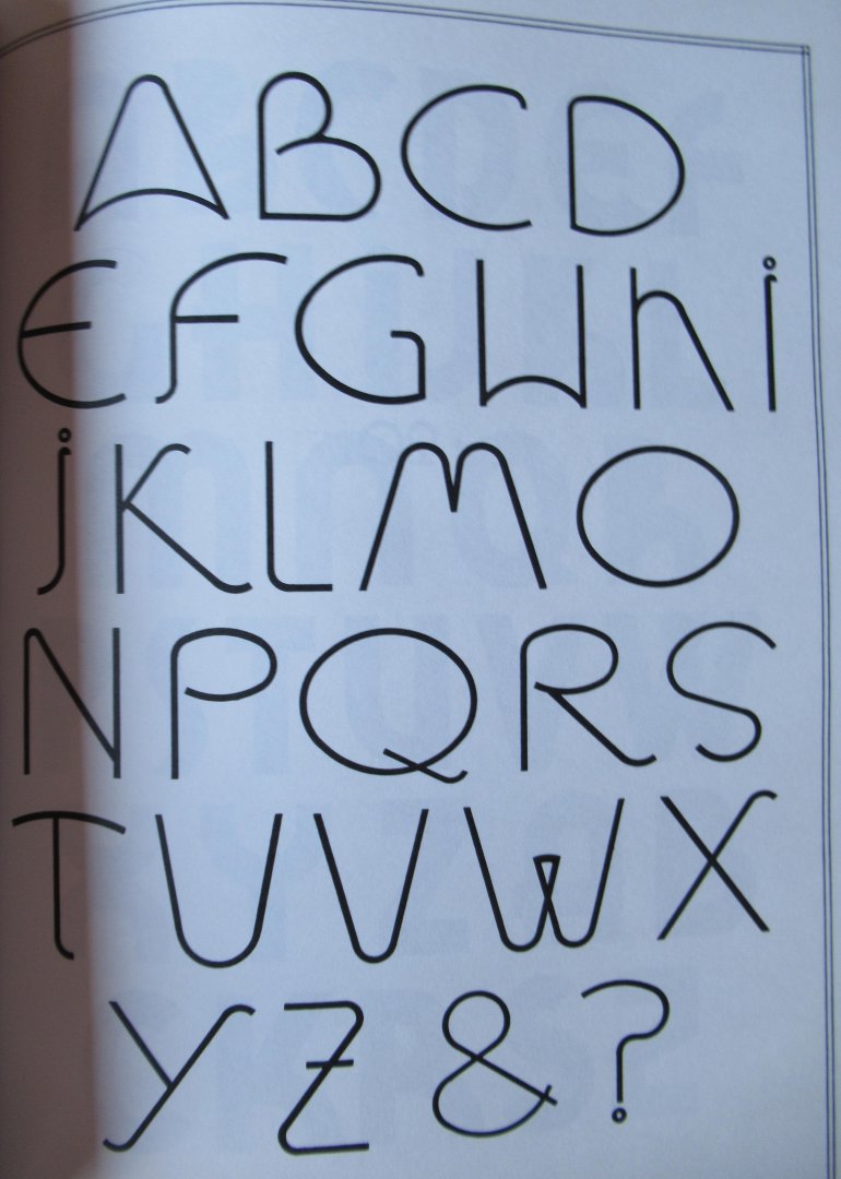  - Book of Art Deco Alphabets. Original Lettering from the 1920 and 30s