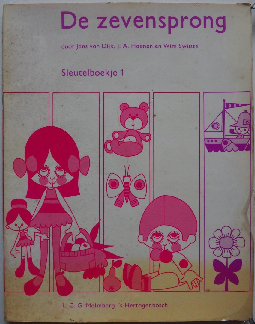 Dijk Jans van Hoenen J A, Swüste Wim, ill. Holst Ton - De zevensprong Sleutelboekje 1