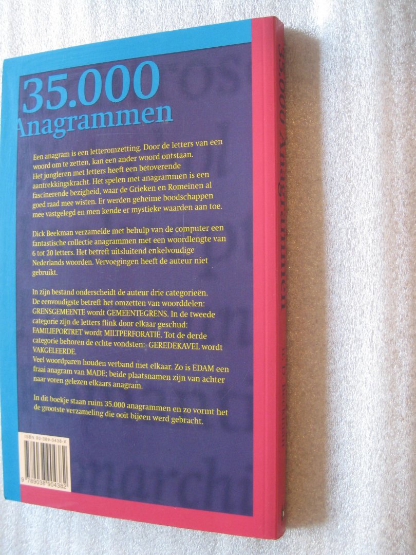 Beekman, Ir. D. - 35.000 anagrammen / van 6 tot 20 letters