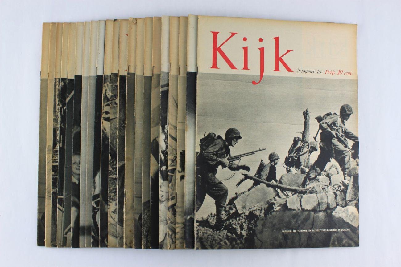 Diversen - 19 x Kijk, tweemaandelijks tijdschrift over de Tweede Wereldoorlog en oorlogshandelingen  (3 foto's)