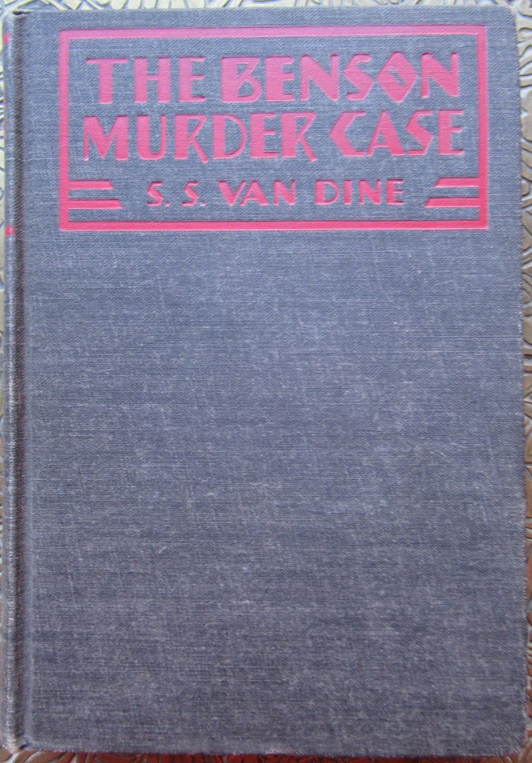 Dine S.S. van - The Benson Murder Case