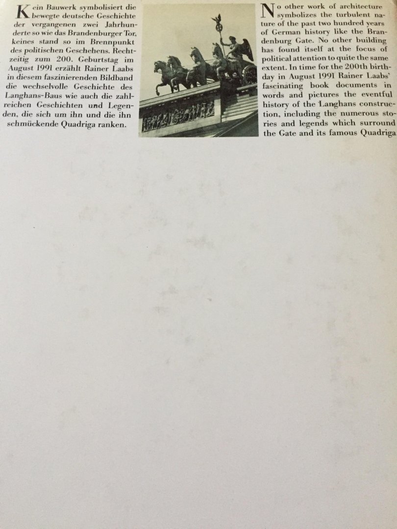 Rainer Laabs - Das Branderburger Tor