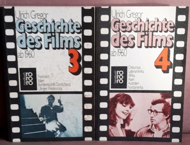 Gregor, Ulrich & Patalos, Enno - Geschichte des Films. 1895 - ab 1960. rororo 6193, 6194, 6293,6294, 4 Bände