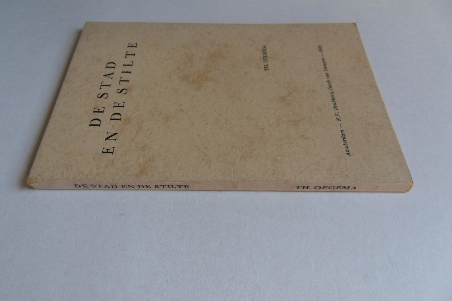 Oegema, Th. - De Stad en de Stilte.