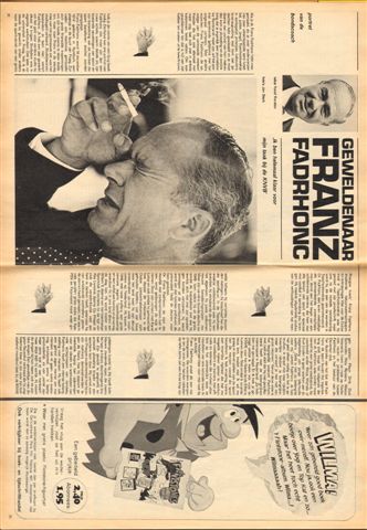 Diverse tekenaars - PEP 1970 nr. 36, stripweekblad, 5 september 1970 met o.a.DIVERSE STRIPS/LIESBETH LIST (2 p.)/MINIMIC (COVER TEKENING HANS G. KRESSE)/FRANS VAN BOMMEL (ORANJE VRIJSTAAT, INTERVIEW 2 p.)/FRANZ FADRHONC (TRAINER NEDERLANDS ELFTAL, 1,5 p.)