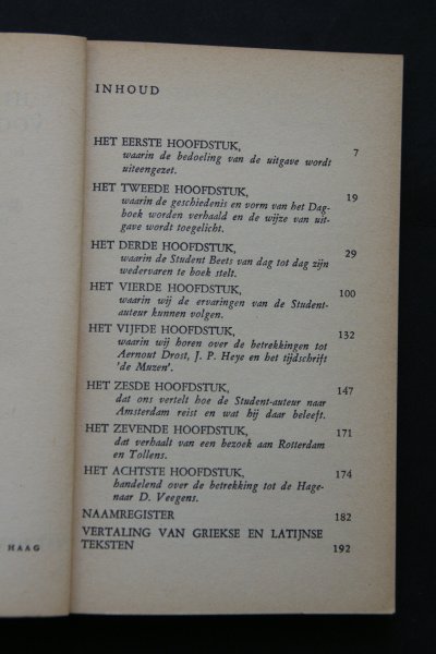 Dr. H.E. van Gelder; Hildebrand ( Nicolaas Beets) - Het dagboek van de student Nicolaas Beets