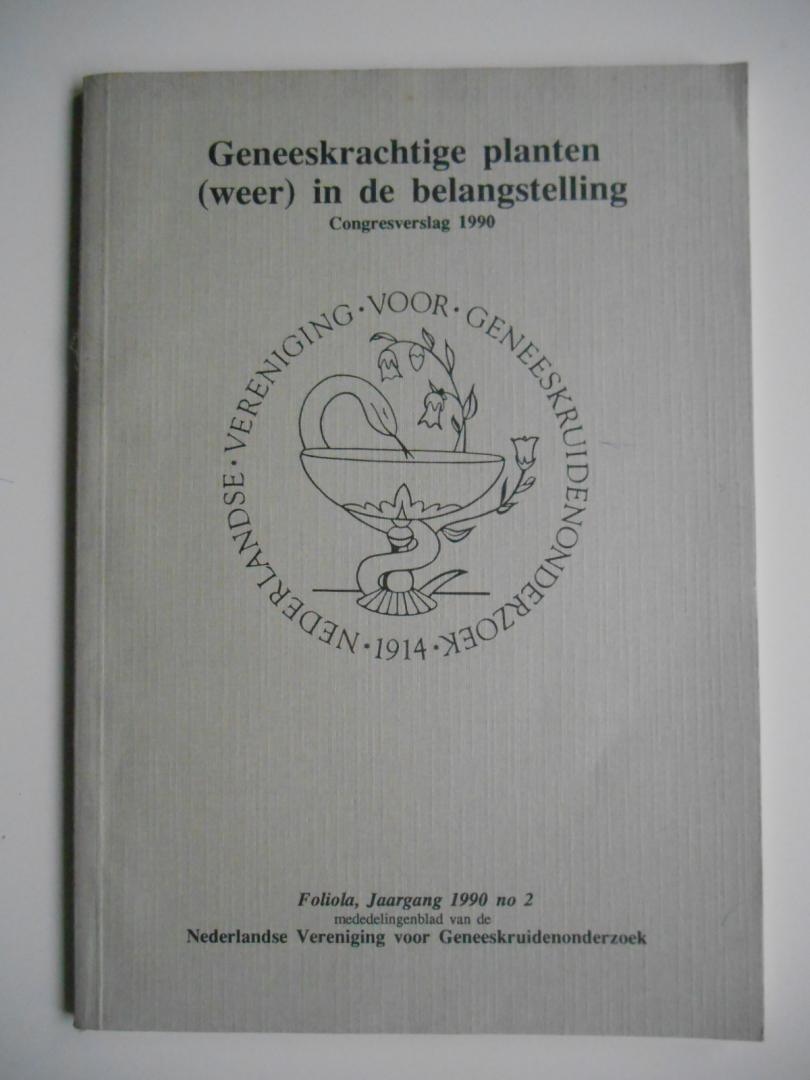 Sluis, Dr. W.G. van der - Geneeskrachtige planten (weer) in de belangstelling - Foliola