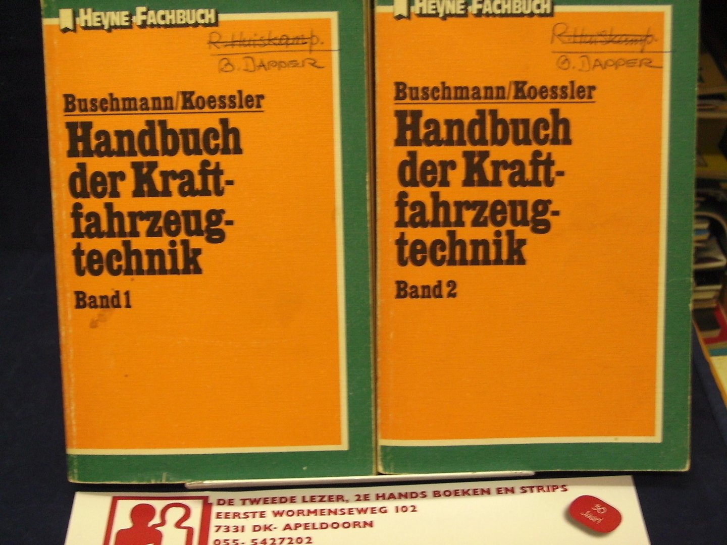Buschmann, H. , en P. Koessler - Handbuch der Kraftfahrzeugtechnik, band 1 en 2