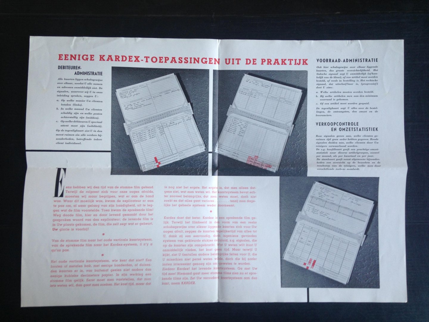 Folder - Kardex, Ruys’ Handelvereeniging NV