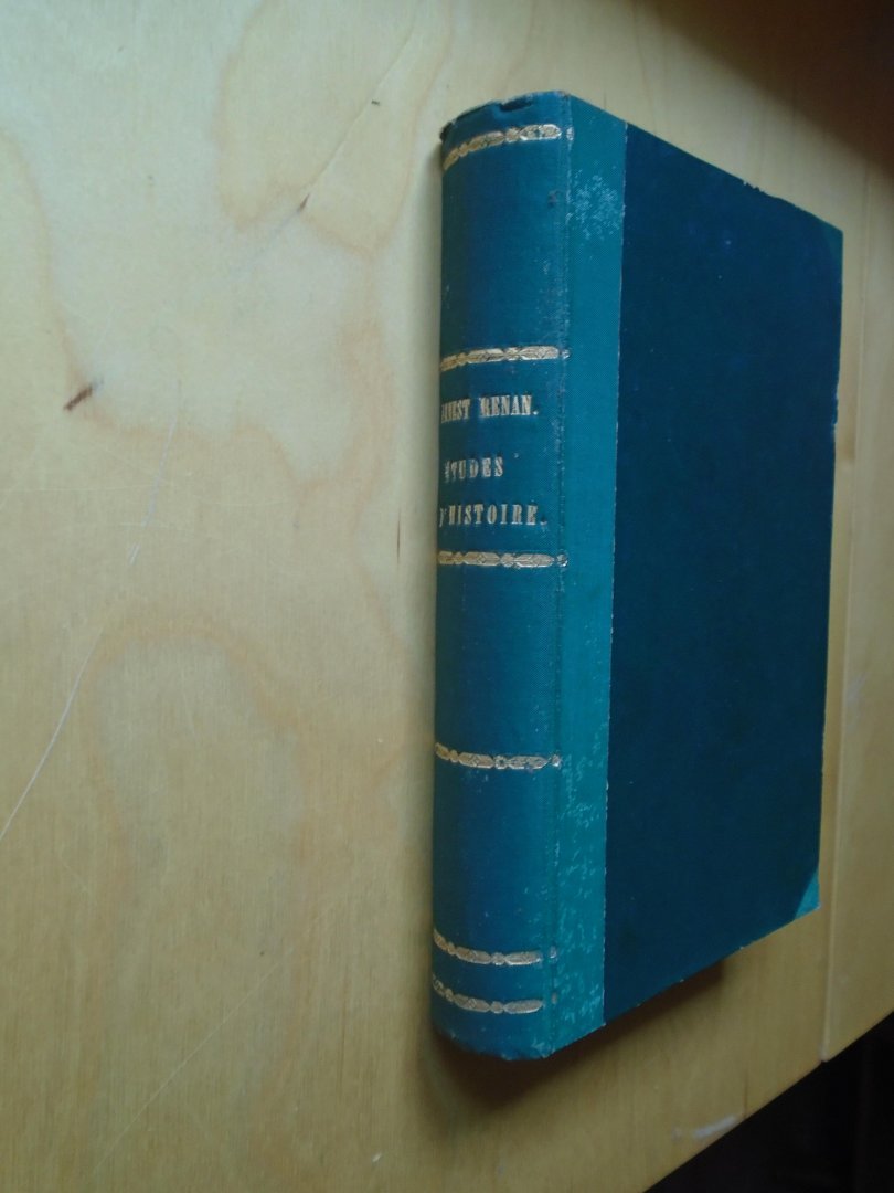 Renan, Ernest - Études d'histoire religieuse (quatrième édition revue et corrigée)