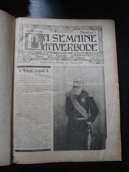 La Semaine d'Averbode. Supplément au Messager - La Semaine d'Averbode. 4e et 5e Année. (leer ingebonden)