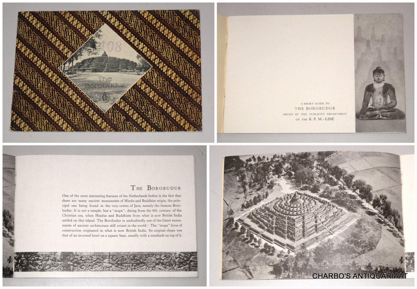 KPM LINE, - A short guide to the Borobudur.