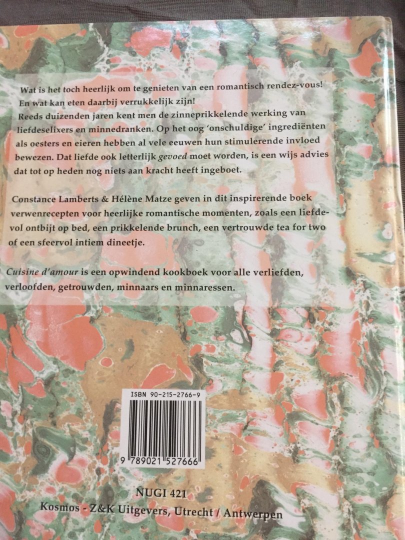 Lamberts, C. - Cuisine d'amour / druk 1